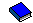 animated pixel art of a blue book opening and flipping pages and closing again